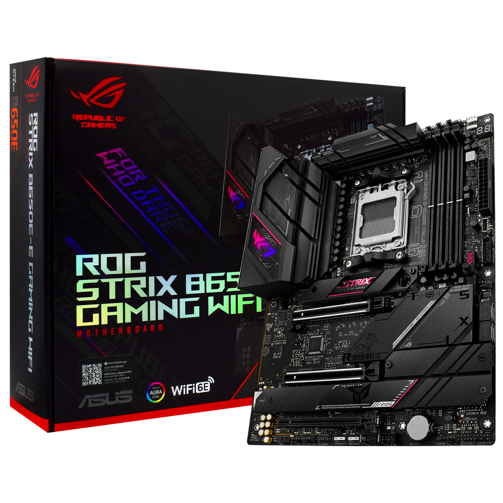 Placa Mãe ASUS ROG Strix B650E-E Gaming Wi-Fi Socket AM5 / DDR5