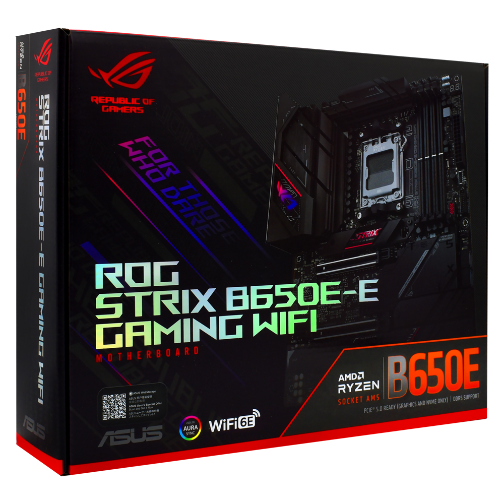 Placa Mãe ASUS ROG Strix B650E-E Gaming Wi-Fi Socket AM5 / DDR5