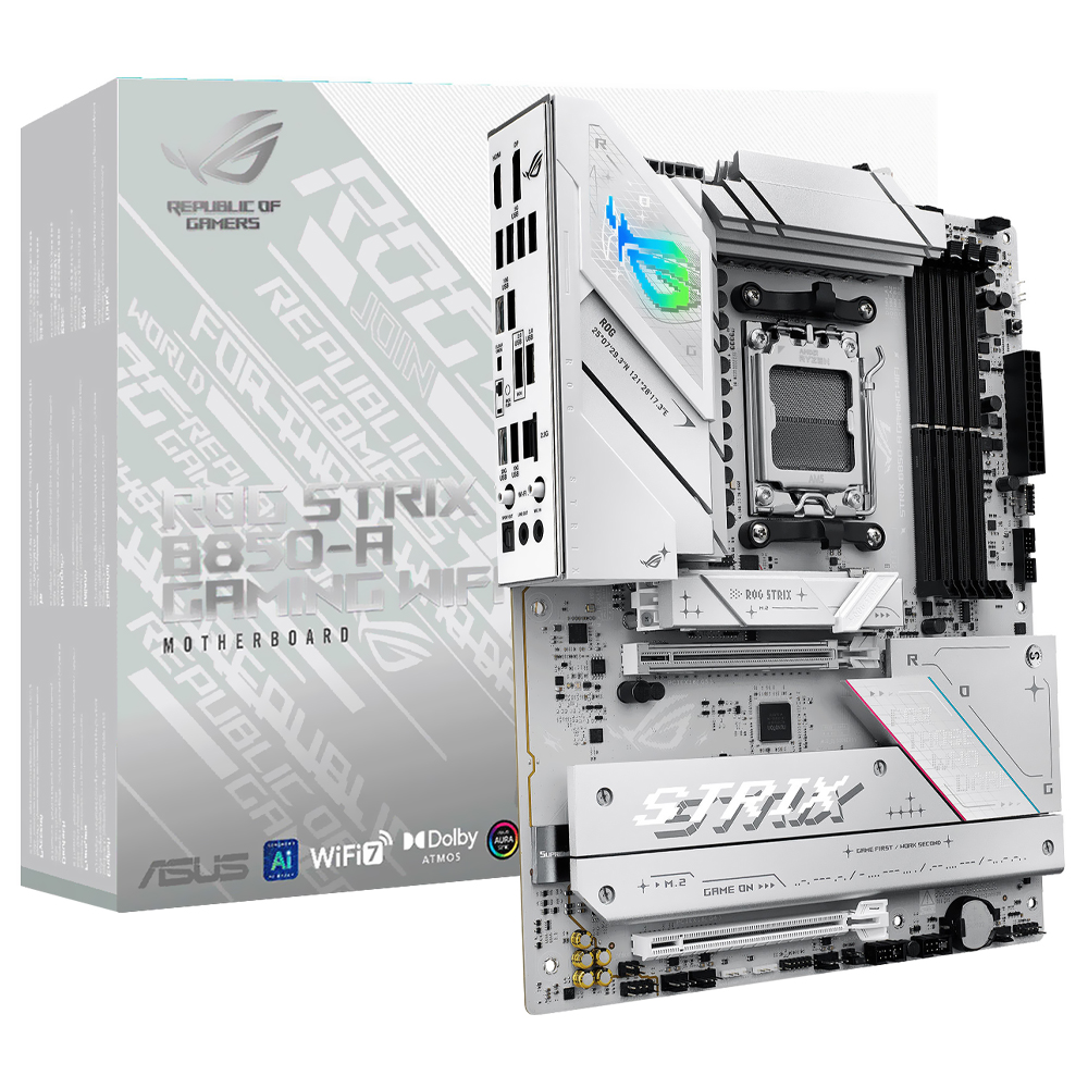 Placa Mãe ASUS ROG Strix B850-A Gaming Wi-Fi Socket AM5 / DDR5