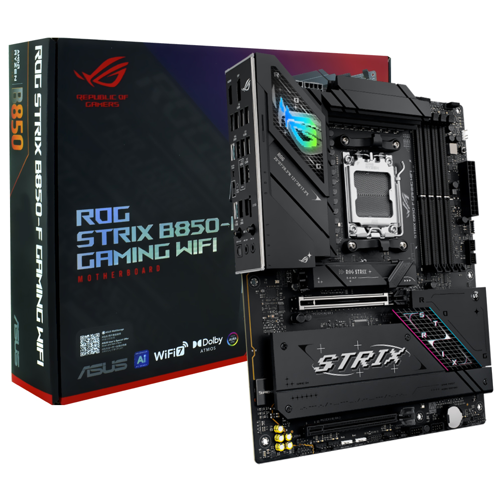 Placa Mãe ASUS ROG Strix B850-F Gaming Wi-Fi Socket AM5 / DDR5