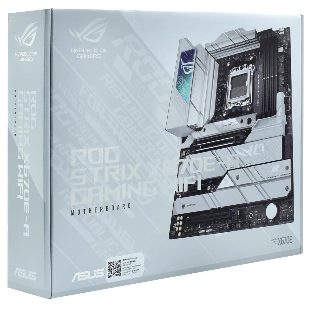 Placa Mãe ASUS ROG Strix X670E-A Gaming Wi-Fi Socket AM5 / DDR5