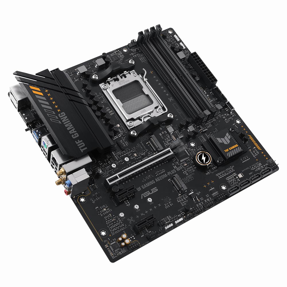 Placa Mãe ASUS TUF Gaming A620M-PLUS Wi-Fi Socket AM5 / DDR5