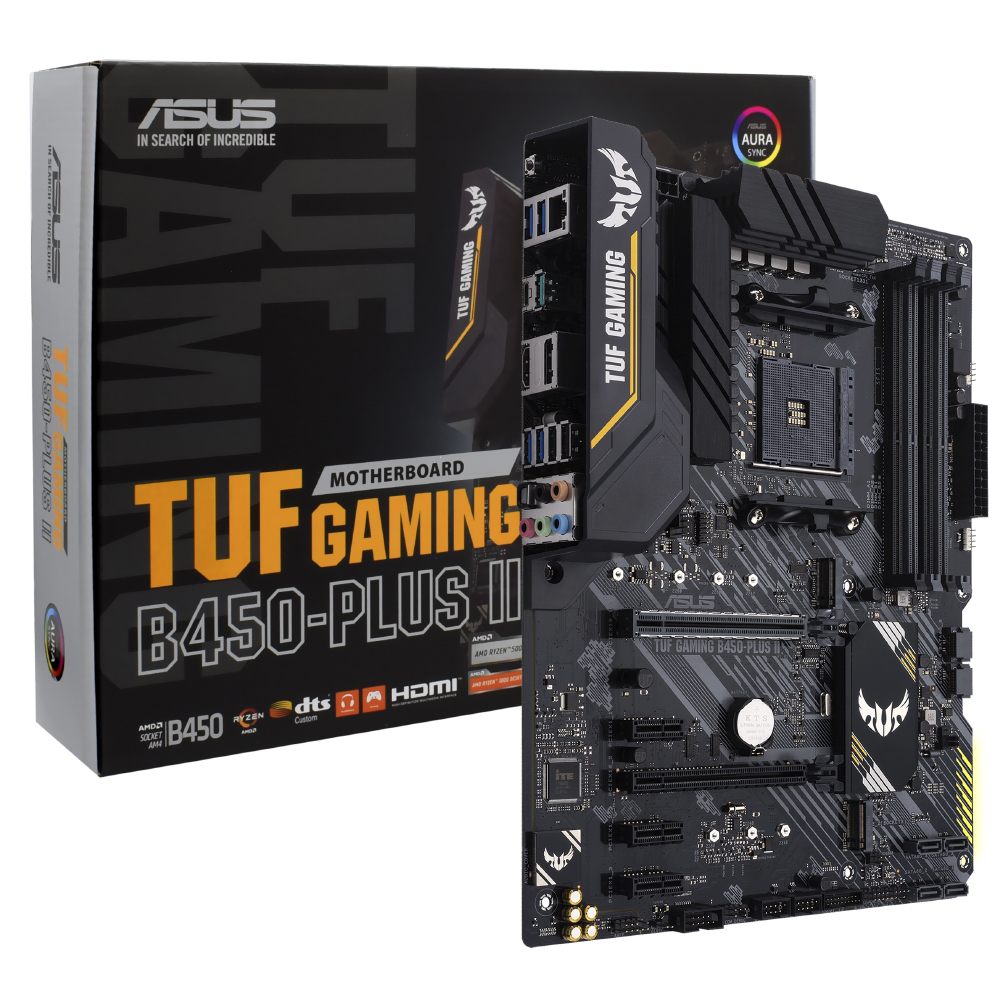 Placa Mãe ASUS TUF Gaming B450-PLUS II Socket AM4 / DDR4