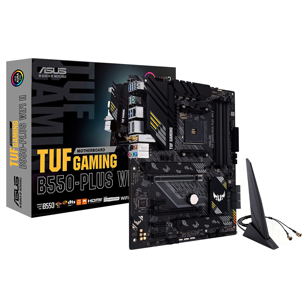 Placa Mãe ASUS TUF Gaming B550-PLUS Wi-Fi II Socket AM4 / DDR4