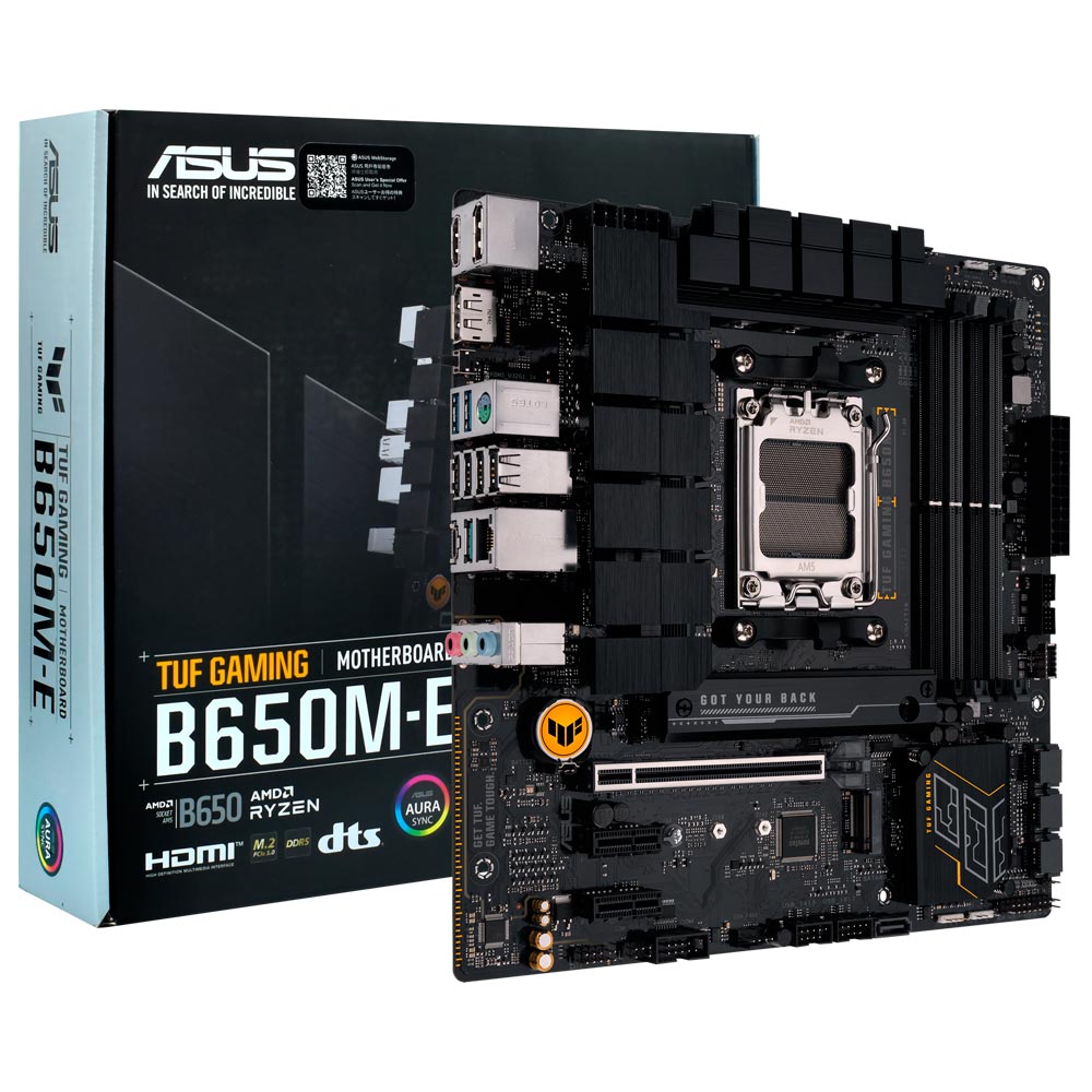 Placa Mãe ASUS TUF Gaming B650M-E Socket AM5 / DDR5