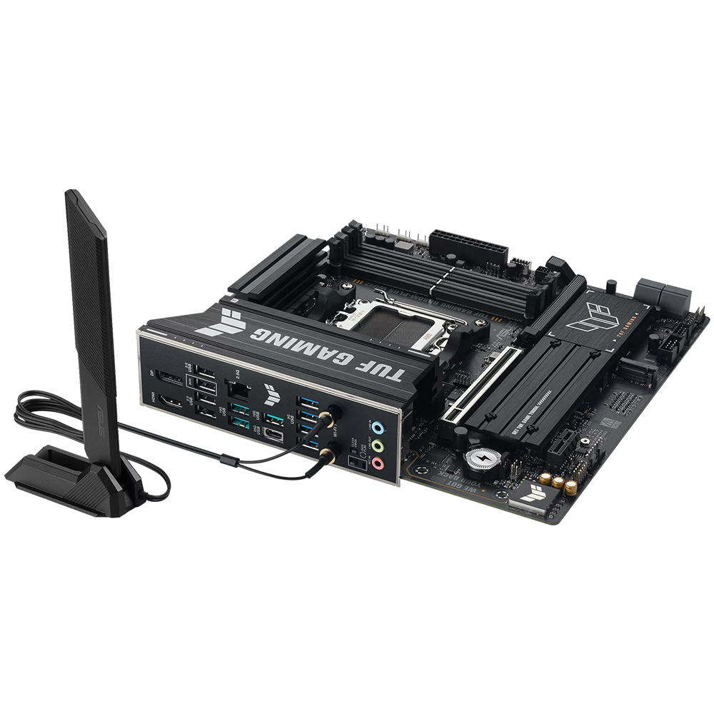 Placa Mãe ASUS TUF Gaming B850M-PLUS Wi-Fi 7 Socket AM5 / DDR5
