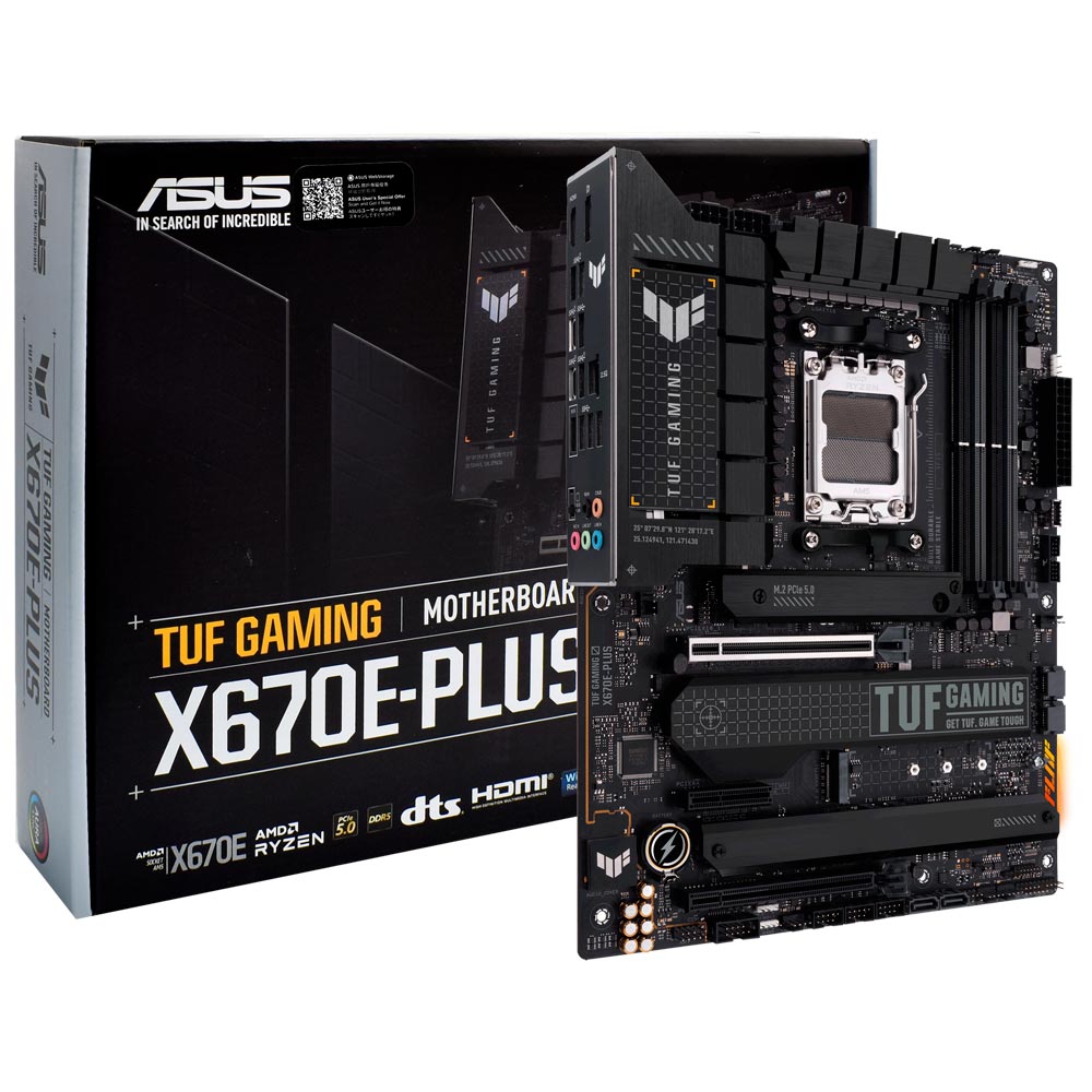 Placa Mãe ASUS TUF Gaming X670E-PLUS Socket AM5 / DDR5 