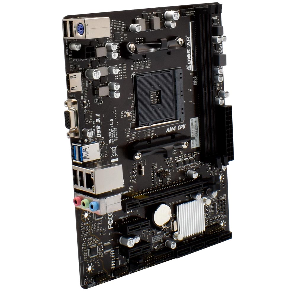 Placa Mãe Biostar B450MHP Socket AM4 / VGA / DDR4