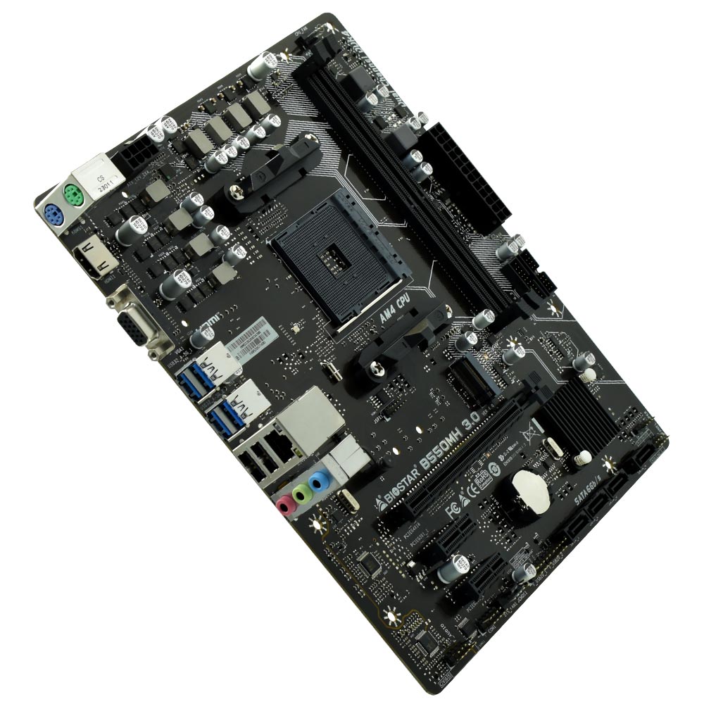 Placa Mãe Biostar B550MH 3.0 Socket AM4 / VGA / DDR4