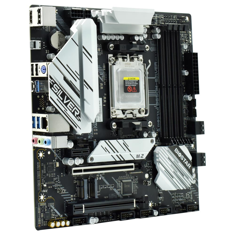 Placa Mãe Biostar B650M-SILVER Socket AM5 / DDR5