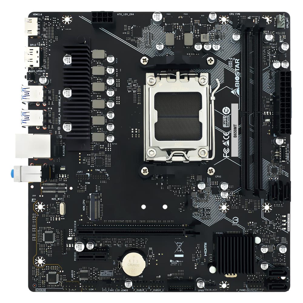 Placa Mãe Biostar B650MT Socket AM5 / DDR5