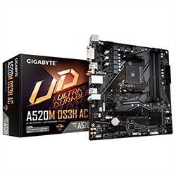 Placa Mãe Gigabyte A520M DS3H AC Socket AM4 / DDR4