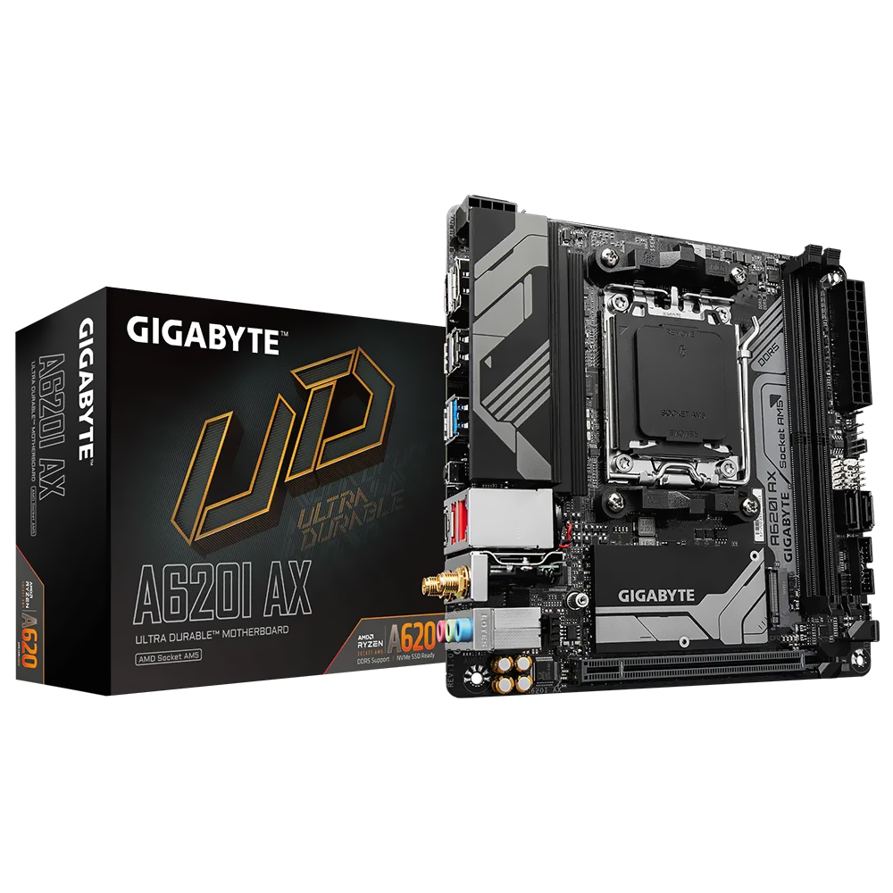 Placa Mãe Gigabyte A620I AX Socket AM5 / DDR5