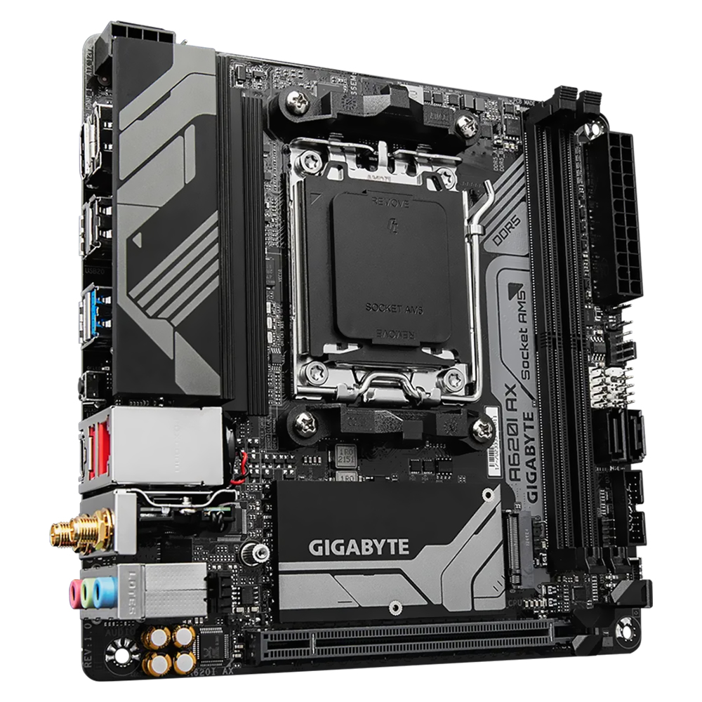 Placa Mãe Gigabyte A620I AX Socket AM5 / DDR5