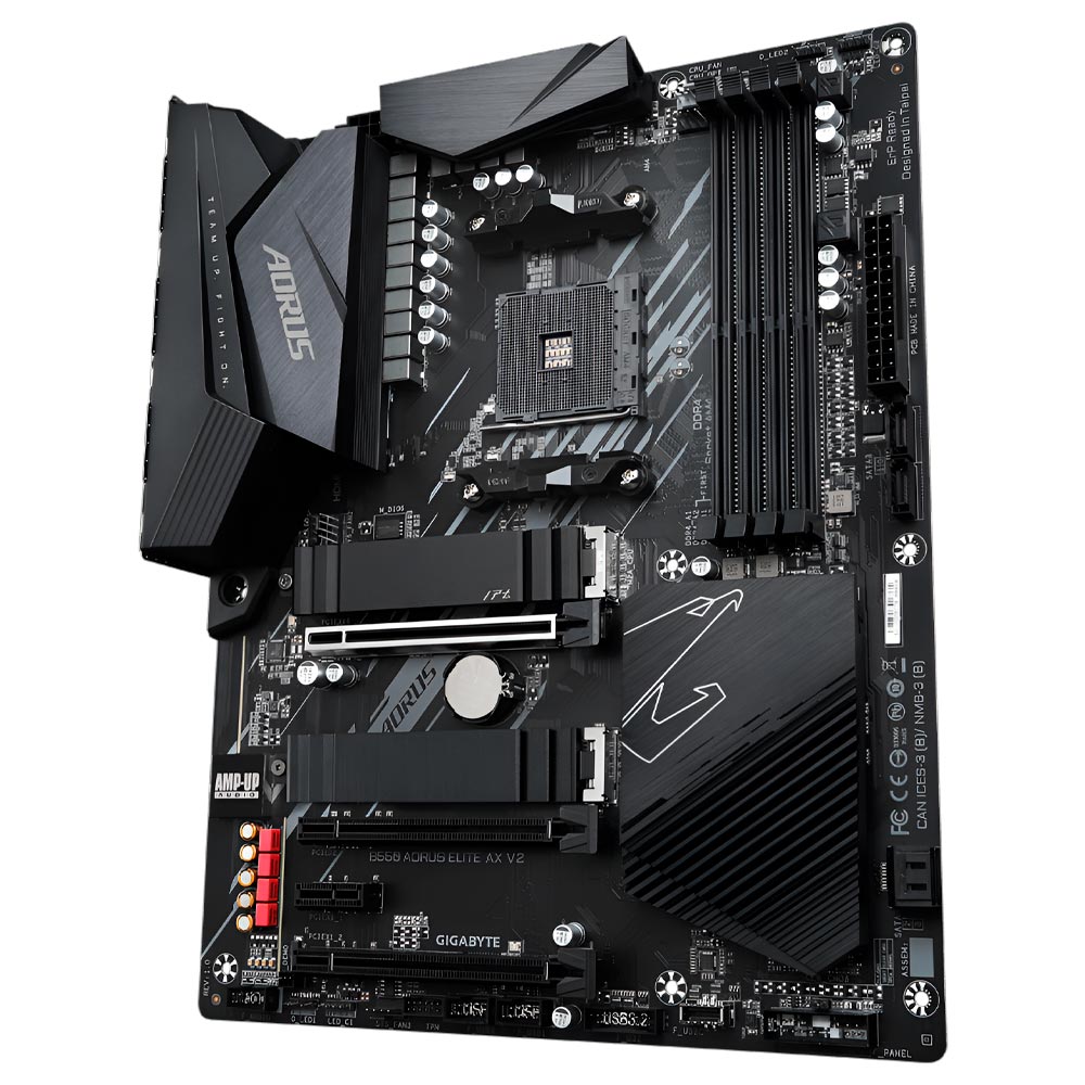 Placa Mãe Gigabyte B550 AORUS Elite AX V2 Socket AM4 / DDR4 