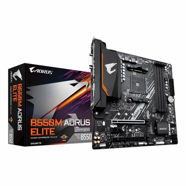 Placa Mãe Gigabyte B550M AORUS Elite Socket AM4 / DDR4 