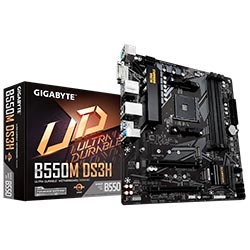 Placa Mãe Gigabyte B550M DS3H Socket AM4 / DDR4  