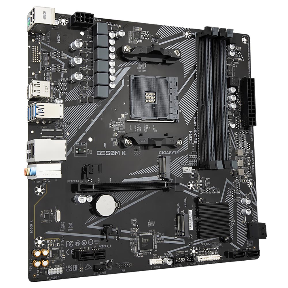 Placa Mãe Gigabyte B550M K Socket AM4 / DDR4