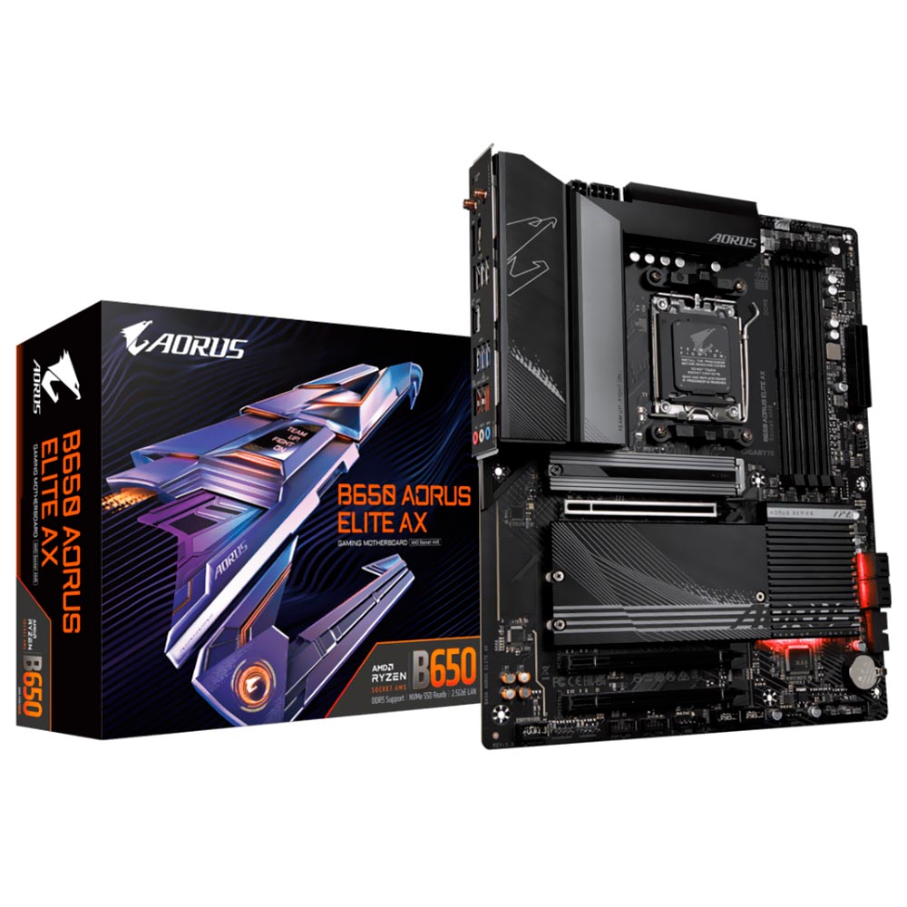 Placa Mãe Gigabyte B650 AORUS Elite AX Socket AM5 / DDR5