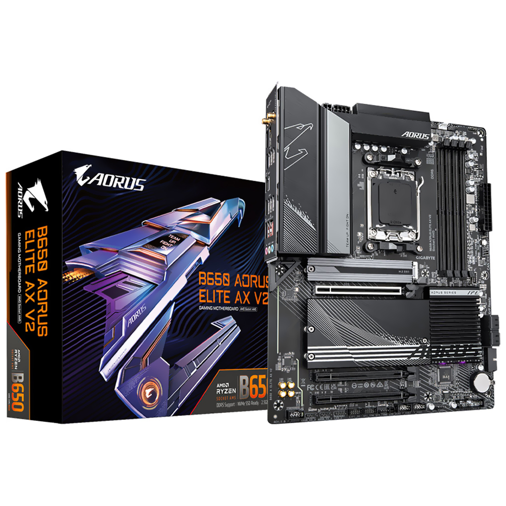 Placa Mãe Gigabyte B650 AORUS Elite AX V2 Socket AM5 / DDR5
