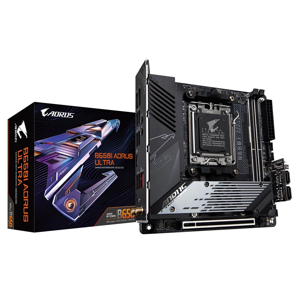 Placa Mãe Gigabyte B650I AORUS Ultra Socket AM5 / DDR5