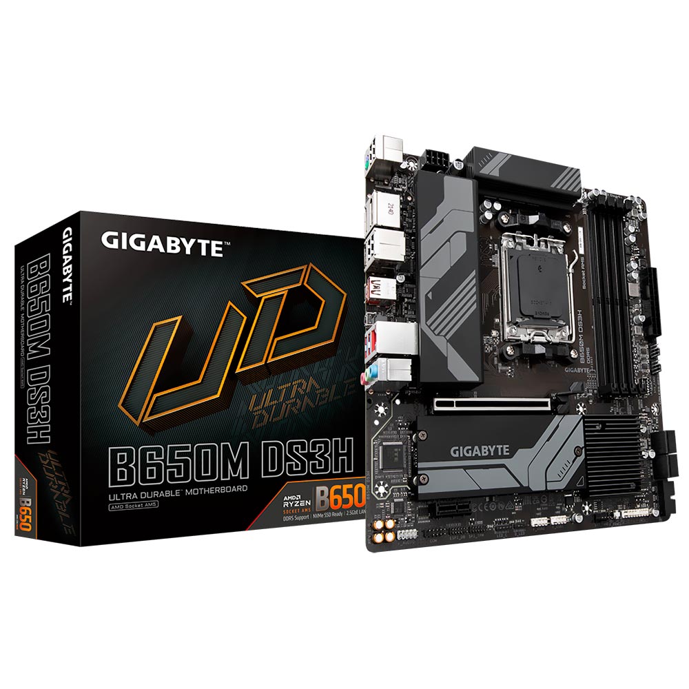 Placa Mãe Gigabyte B650M DS3H UD Socket AM5 / DDR5