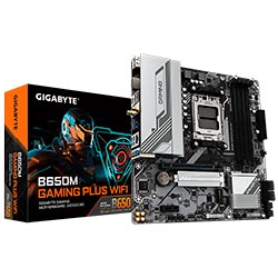 Placa Mãe Gigabyte B650M Gaming Plus Wi-Fi Socket AM5 / DDR5