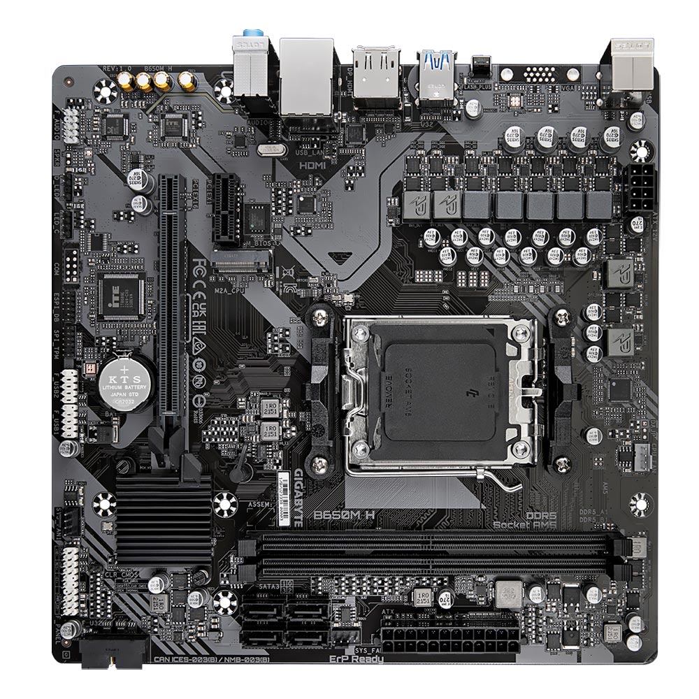 Placa Mãe Gigabyte B650M H Socket AM5 / DDR5