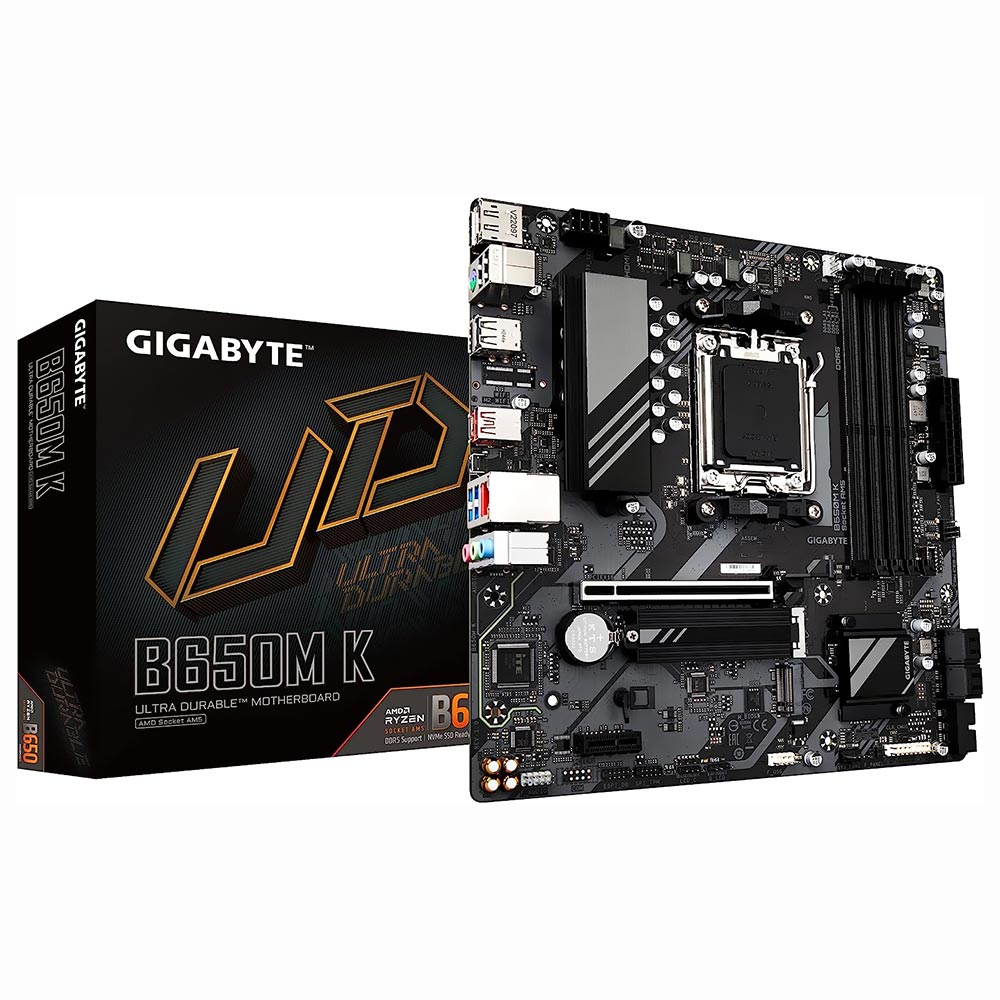 Placa Mãe Gigabyte B650M K Socket AM5 / DDR5