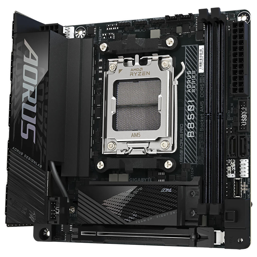 Placa Mãe Gigabyte B850I AORUS Pro Socket AM5 / DDR5