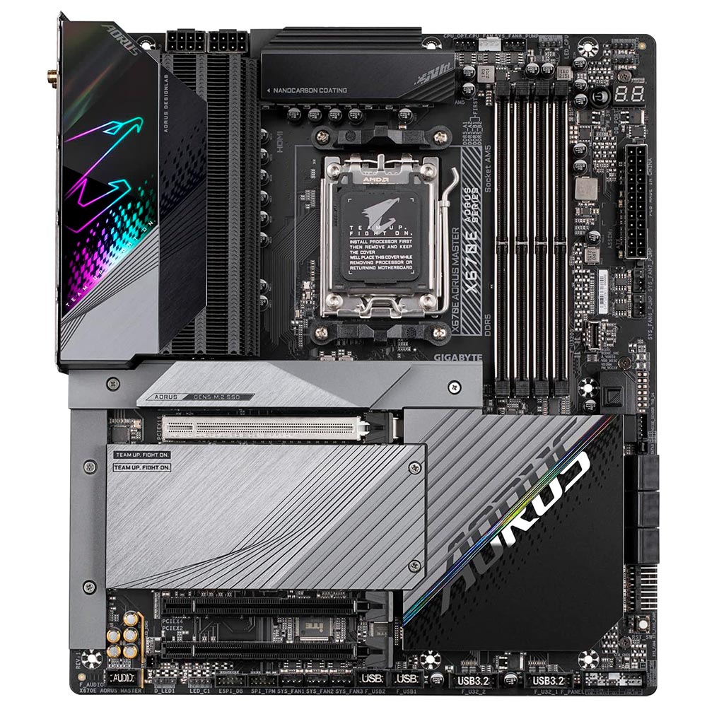 Placa Mãe Gigabyte X670E AORUS Master Socket AM5 / DDR5