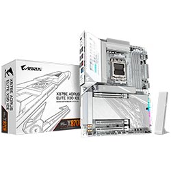 Placa Mãe Gigabyte X870E AORUS Elite X3D Ice Socket AM5 / DDR5