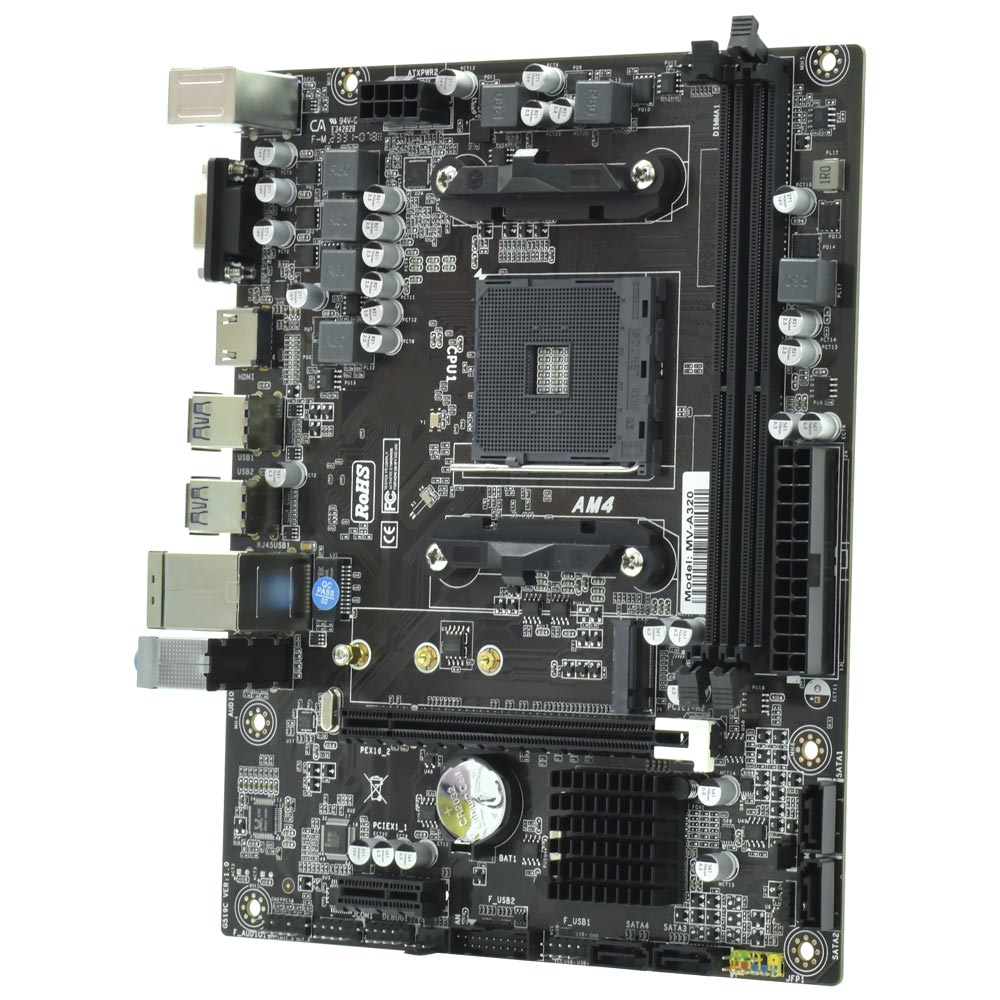 Placa Mãe Macrovip MV-A320 Socket AM4 / VGA / DDR4