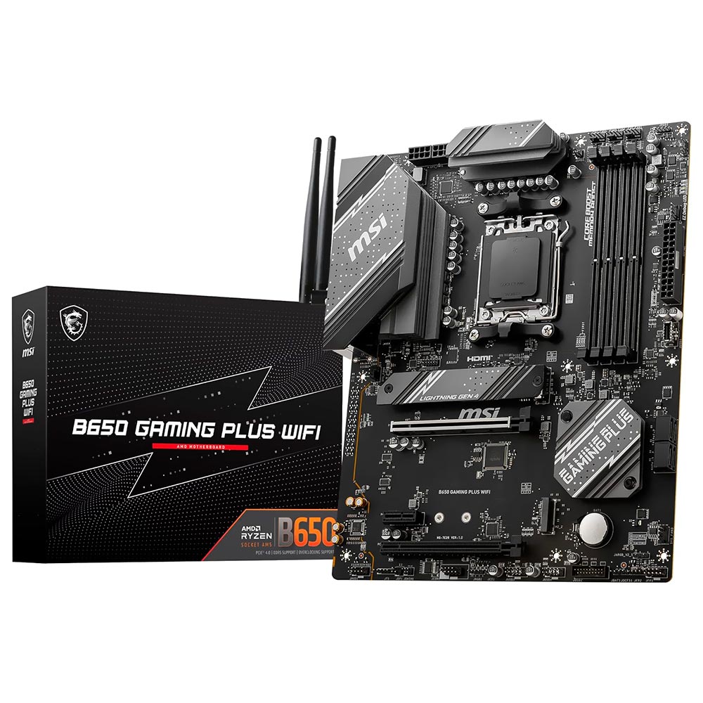 Placa Mãe MSI B650 Gaming Plus Wi-Fi Socket AM5 / DDR5