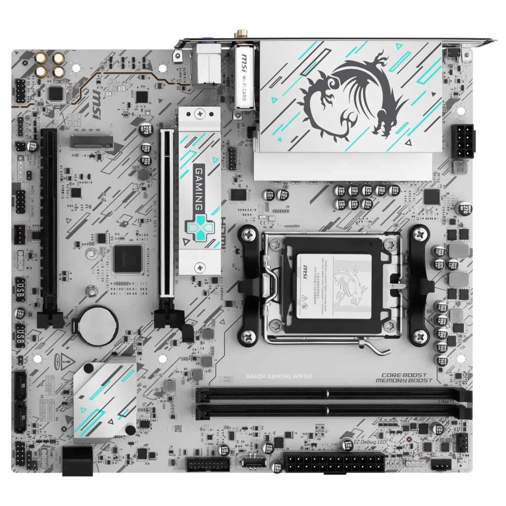 Placa Mãe MSI B840M Gaming Wi-Fi 6E Socket AM5 / DDR5