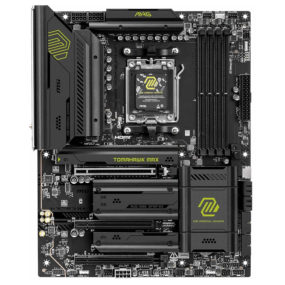 Placa Mãe MSI Mag B850 Tomahawk Max Wi-Fi Socket AM5 / DDR5