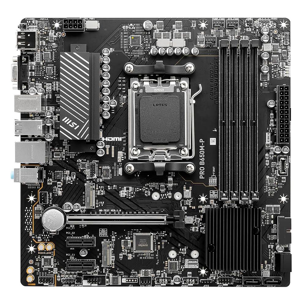 Placa Mãe MSI Pro B650M-P Socket AM5 / VGA / DDR5