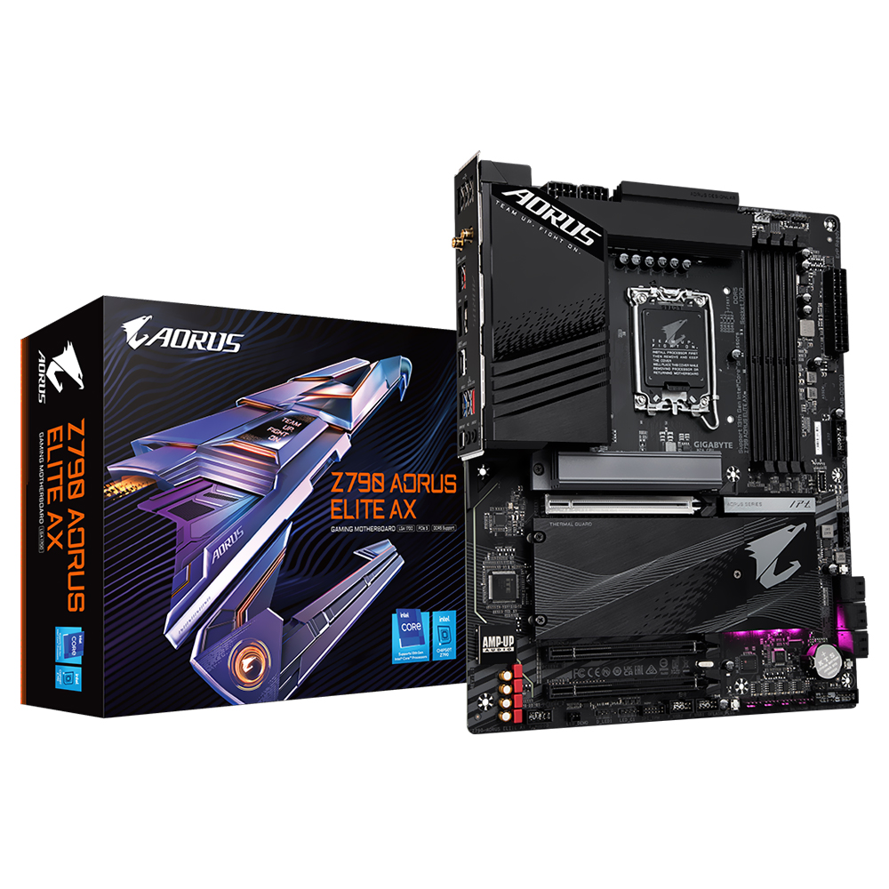MB S1700 GIGABYTE Z790 AORUS ELITE AX M.2/DDR5/WIFI6E/DP/HDMI/TYPE-C/USB3.2/GLAN/SOM - RECONDICIONADO