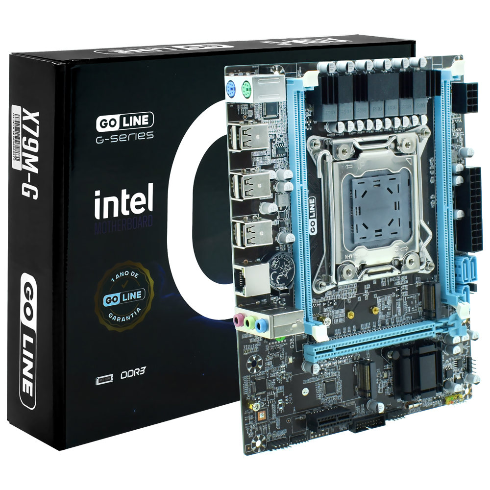 MB S2011 GOLINE X79M-G M.2/DDR3/PS2/USB3.0/GLAN/SOM/SATA3 