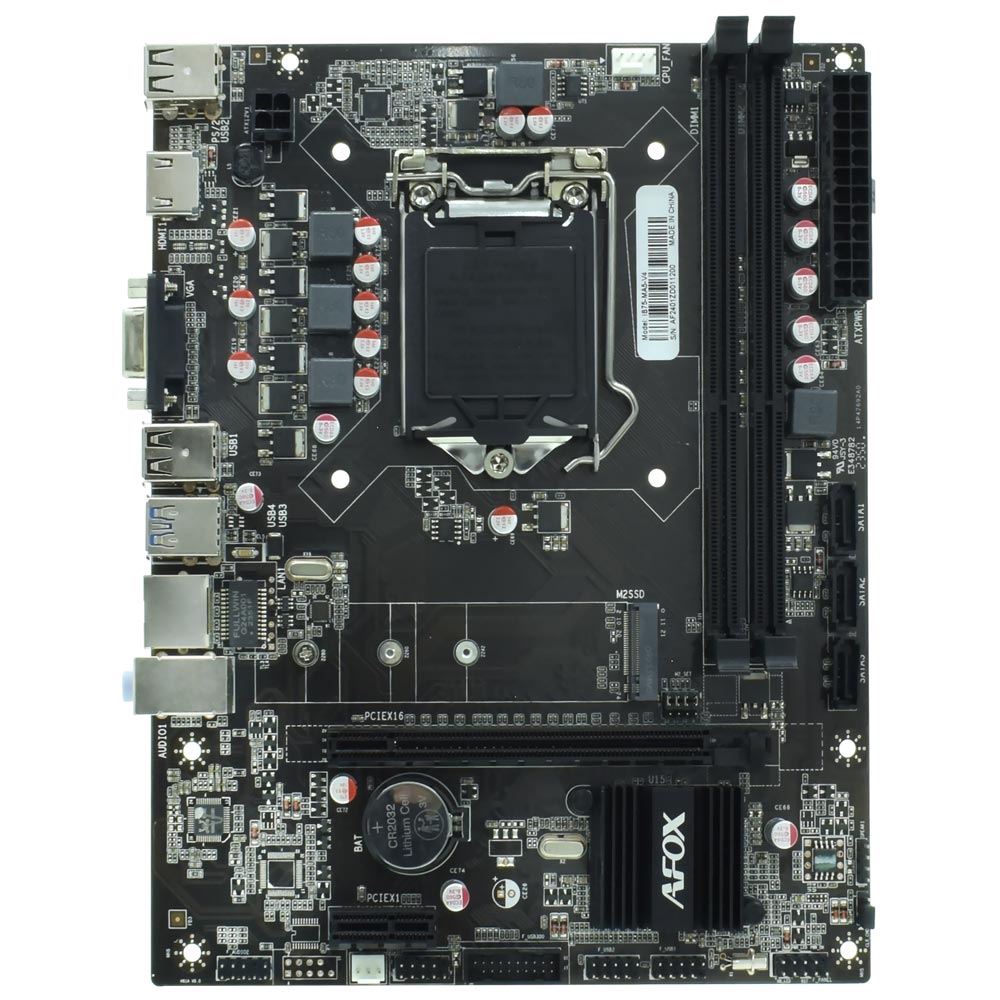 Placa Mãe AFOX IB75-MA5-V4 Socket LGA 1155 / VGA / DDR3