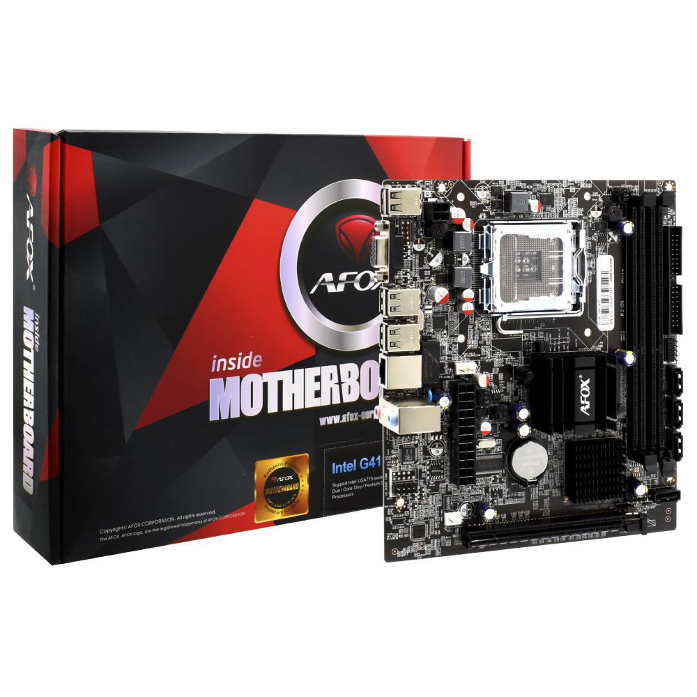 Placa Mãe AFOX IG41-MA7 Socket LGA 775 / VGA / DDR3 