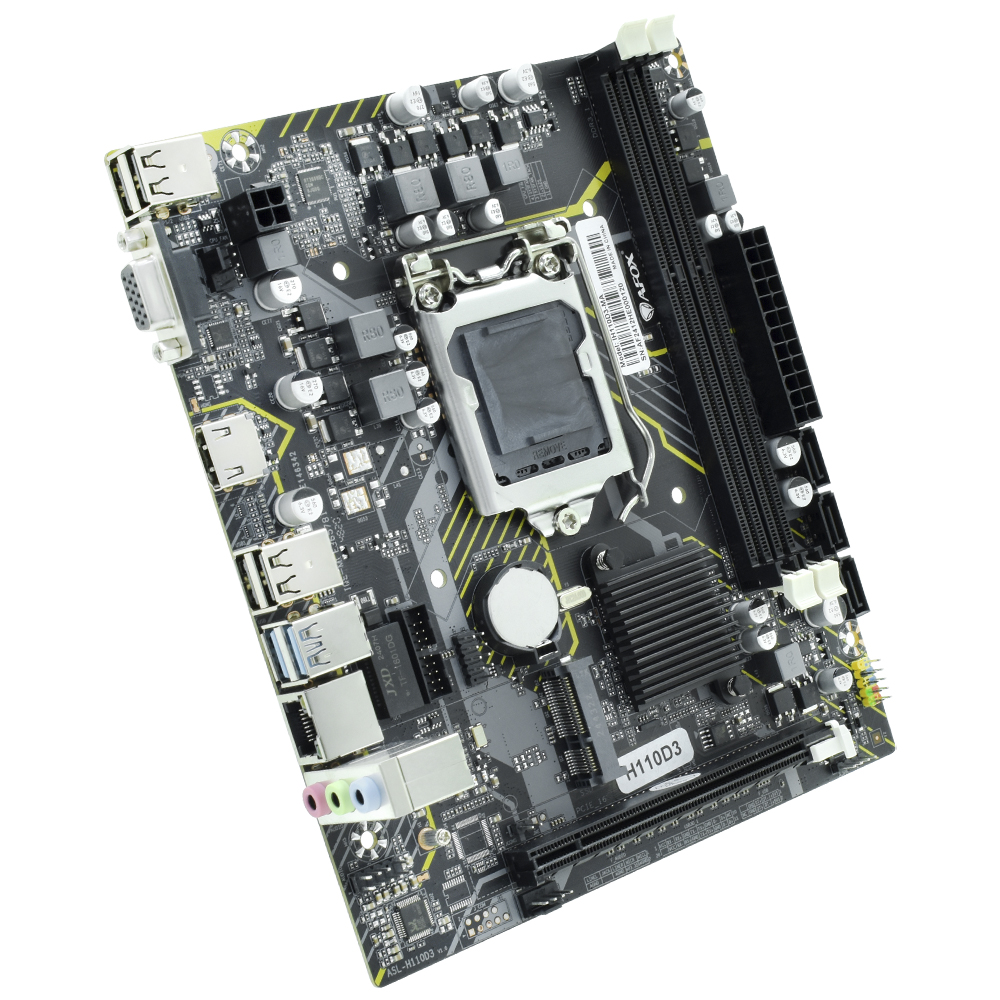 Placa Mãe AFOX IH110D3-MA Socket LGA 1151 / DDR3