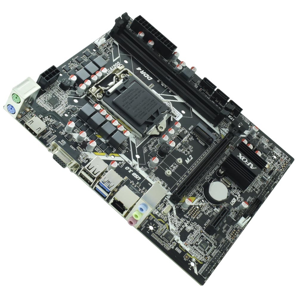 Placa Mãe AFOX IH510D4-MA6-V2 Socket LGA 1200 / VGA / DDR4