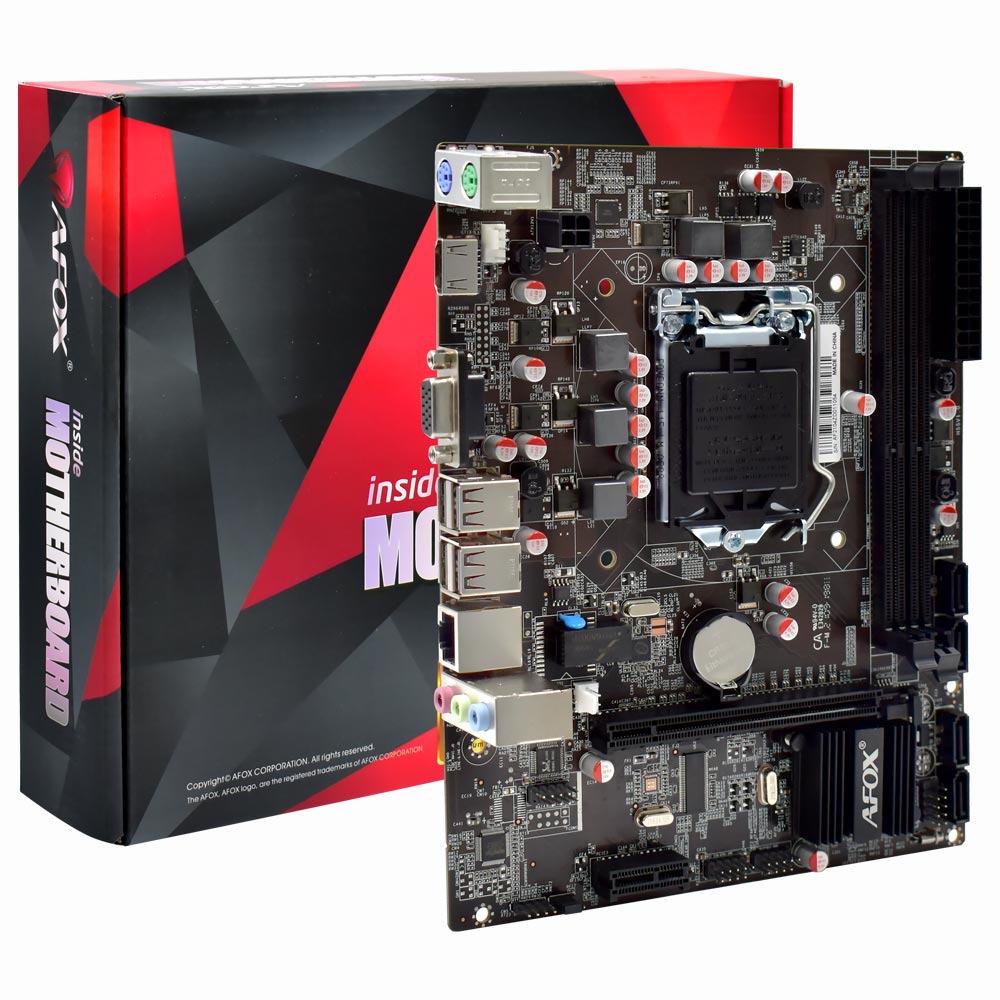 Placa Mãe AFOX IH55-MA6 Socket LGA 1156 / VGA / DDR3