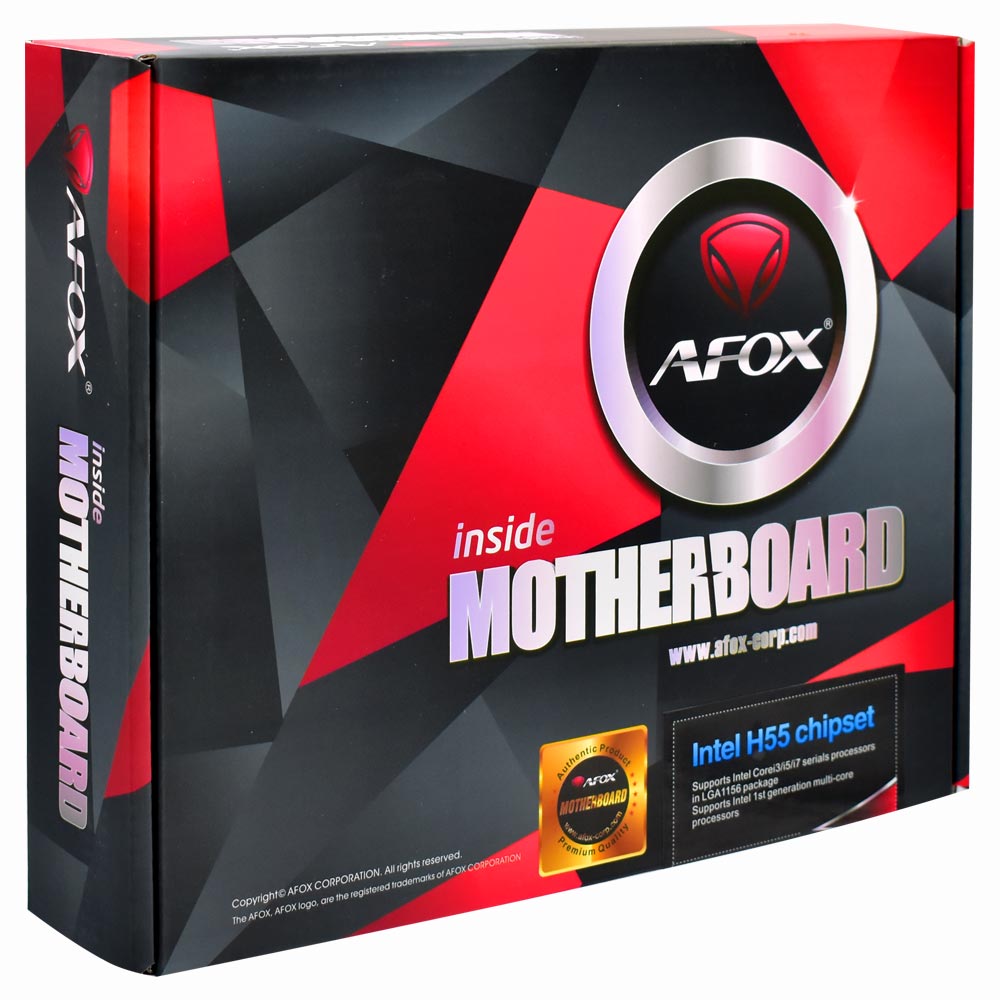 Placa Mãe AFOX IH55-MA6 Socket LGA 1156 / VGA / DDR3