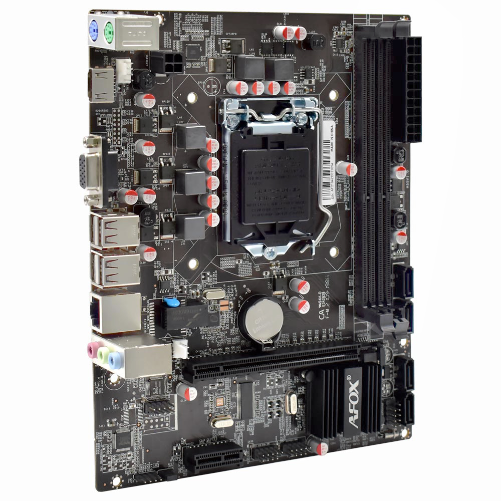 Placa Mãe AFOX IH55-MA6-V2 Socket LGA 1156 / DDR3
