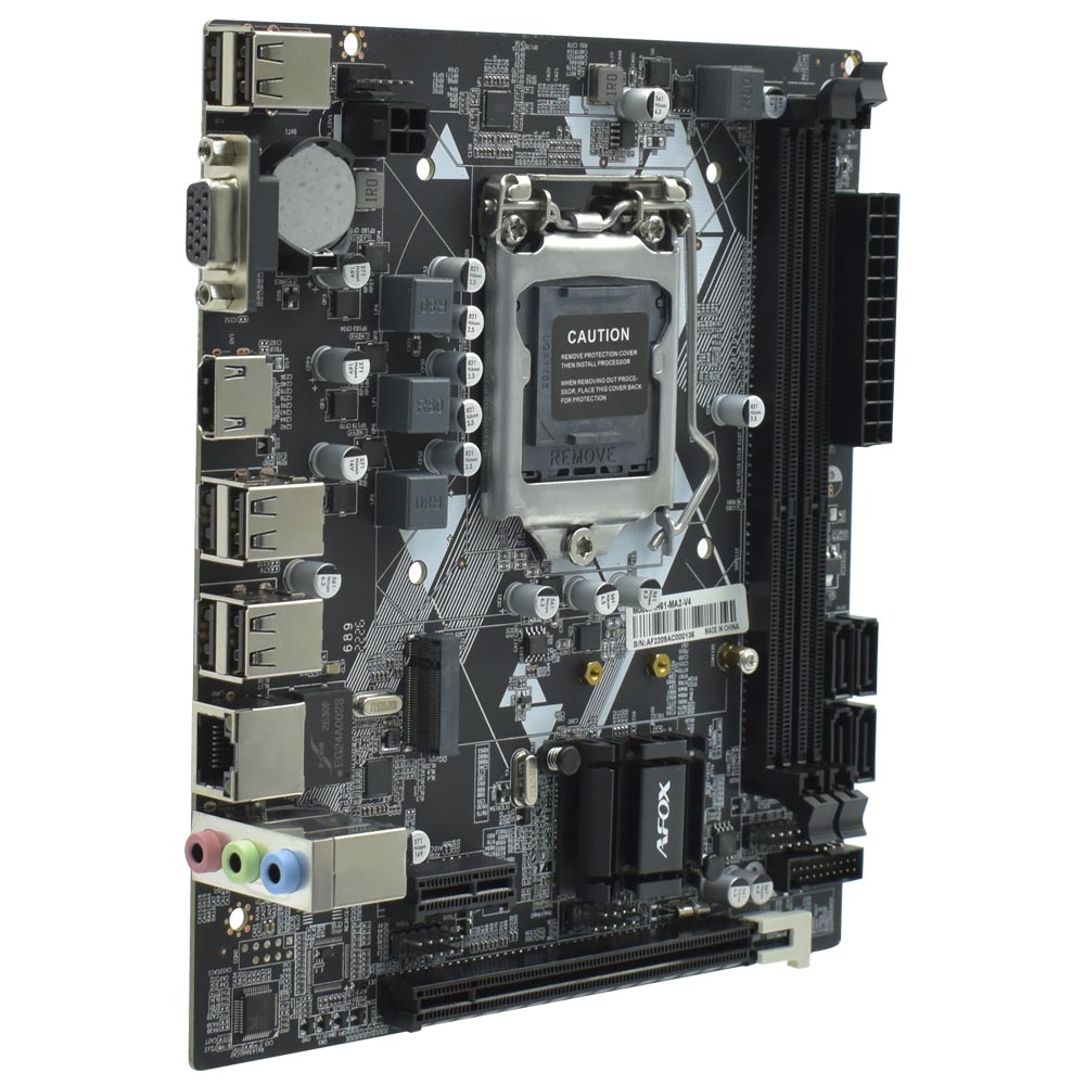 Placa Mãe AFOX IH61-MA2-V4 Socket LGA 1155 / VGA / DDR3