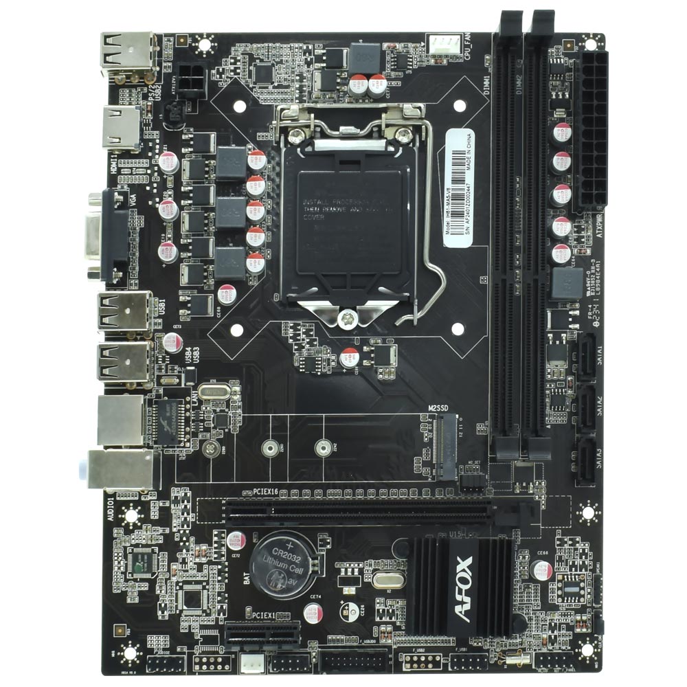 Placa Mãe AFOX IH61-MA5-V6 Socket LGA 1155 / VGA / DDR3