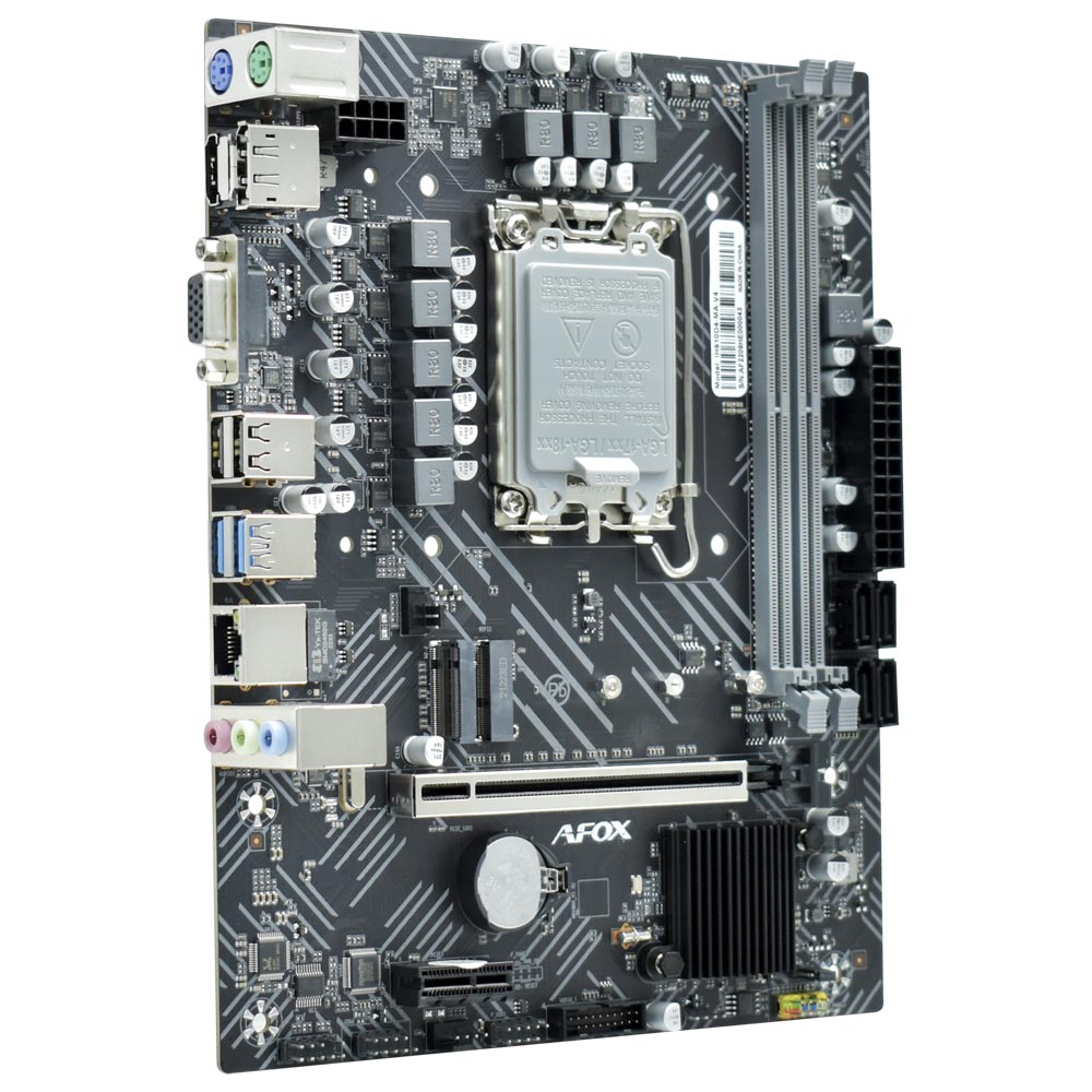 Placa Mãe AFOX IH610D4-MA-V4 Socket 1700 / VGA / DDR4