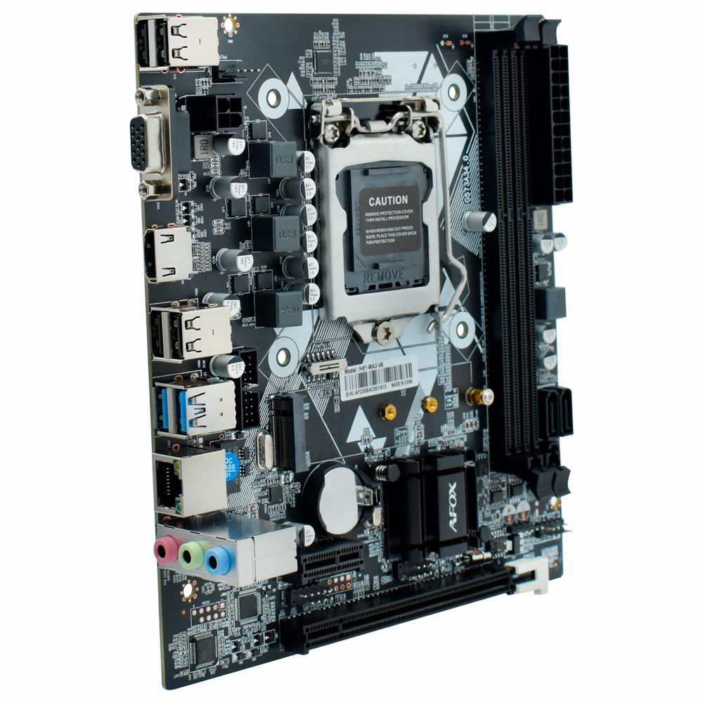 Placa Mãe AFOX IH81-MA2-V6 Socket LGA 1150 / VGA / DDR3